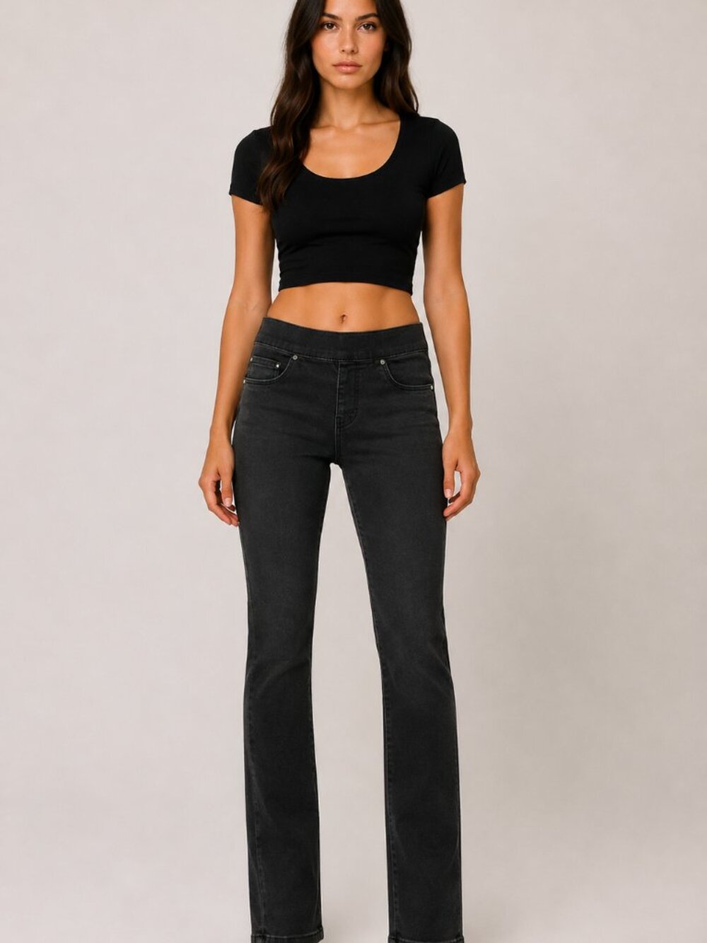 Amethyst Jeans Black Pull-On Skinny Jeggings Women’s Size Medium